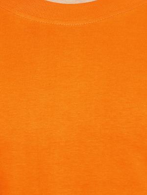 orange cotton t-shirt - 15364035 - Standard Image - 4