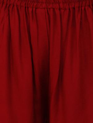 brown viscose flared palazzo - 15366999 - Standard Image - 4