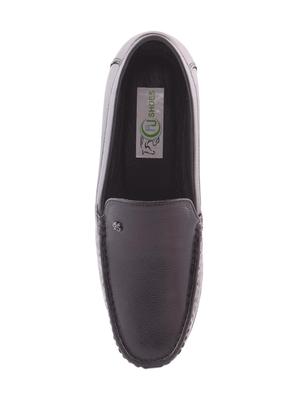 black Leather office wear loafers - 15367023 - Standard Image - 4