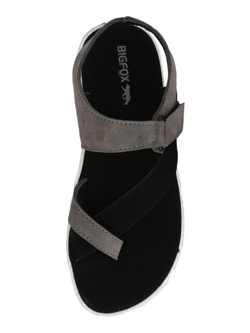 black fabric back strap sandals - 15375373 - Zoom Image - 4
