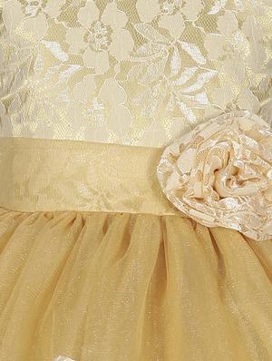 beige satin gown - 15375945 - Standard Image - 4