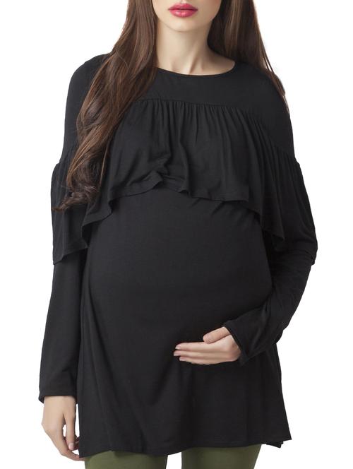 ruffle detail maternity wear tunic - 15376027 - Standard Image - 1