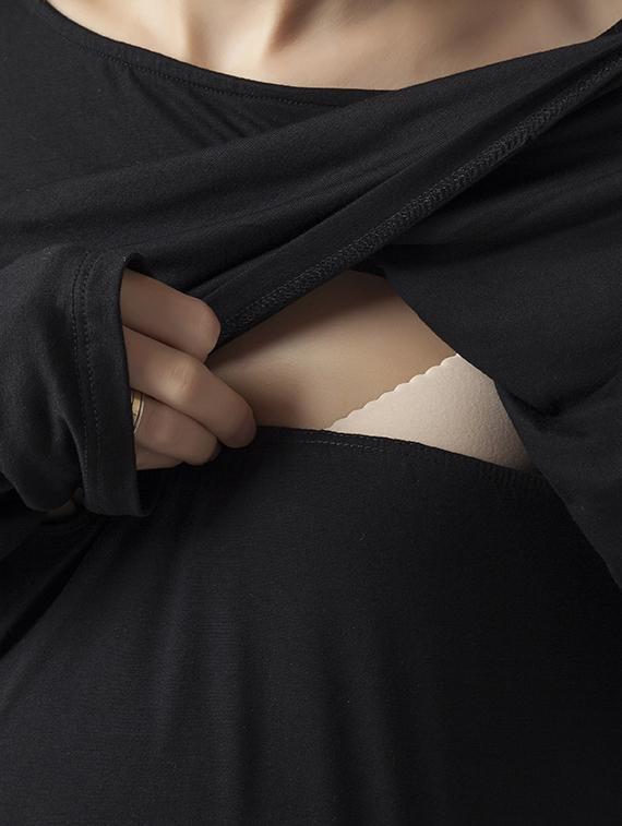 ruffle detail maternity wear tunic - 15376027 - Zoom Image - 4