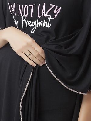 Printed maternity wear poncho - 15376028 - Standard Image - 4