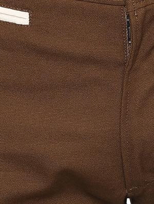 brown cotton chinos casual trousers - 15383692 - Standard Image - 4