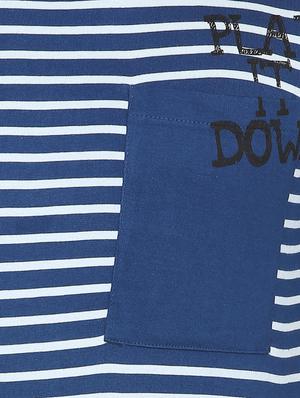 blue cotton pocket t-shirt - 15384730 - Standard Image - 4