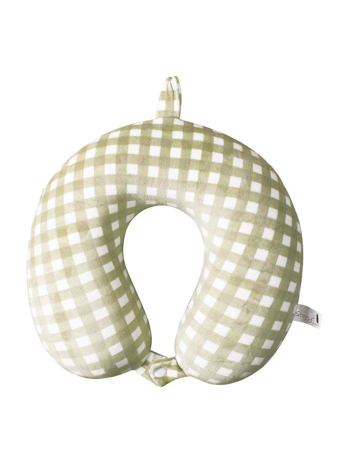 U Shaped Memory Foam Neck Pillows? Comfortable for Neck Support Cushion For Kids /Adults/ Car /Office /Sleeping cover - 15385104 - Zoom Image - 4