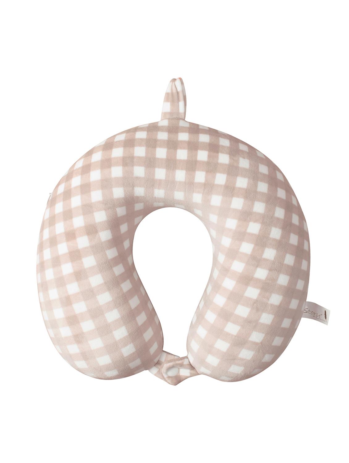 U Shaped Memory Foam Neck Pillows? Comfortable for Neck Support Cushion For Kids /Adults/ Car /Office /Sleeping cover - 15385105 - Zoom Image - 4