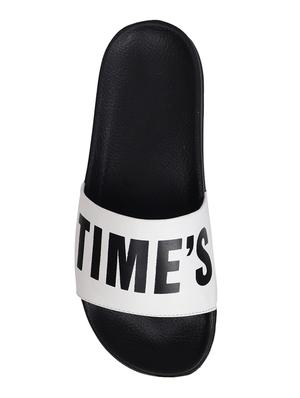 white slip on flip flops - 15385832 - Standard Image - 4