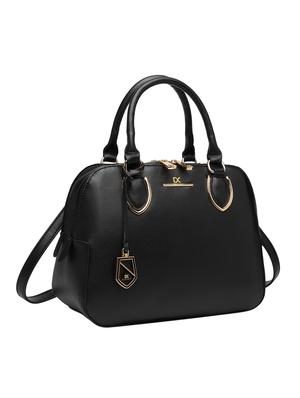black leatherette (pu) regular handbag - 15386305 - Standard Image - 4
