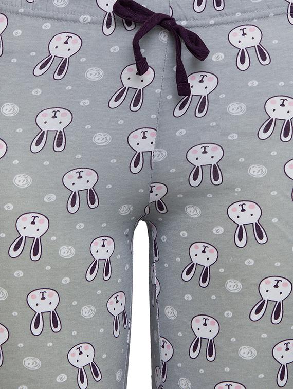 purple cotton pyjama set - 15386395 - Zoom Image - 7