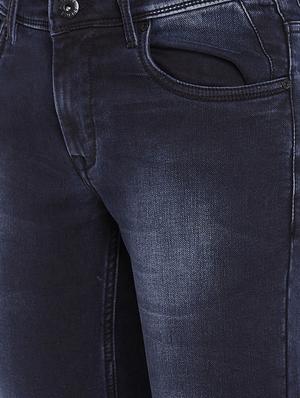 blue denim washed jeans - 15386632 - Standard Image - 4