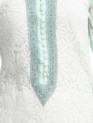 Chikankari straight kurta - 15387288 - Standard Image - 4