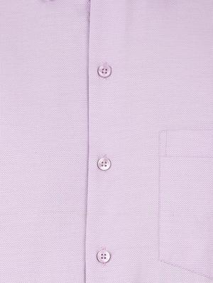 purple cotton blend formal shirt - 15389918 - Standard Image - 4