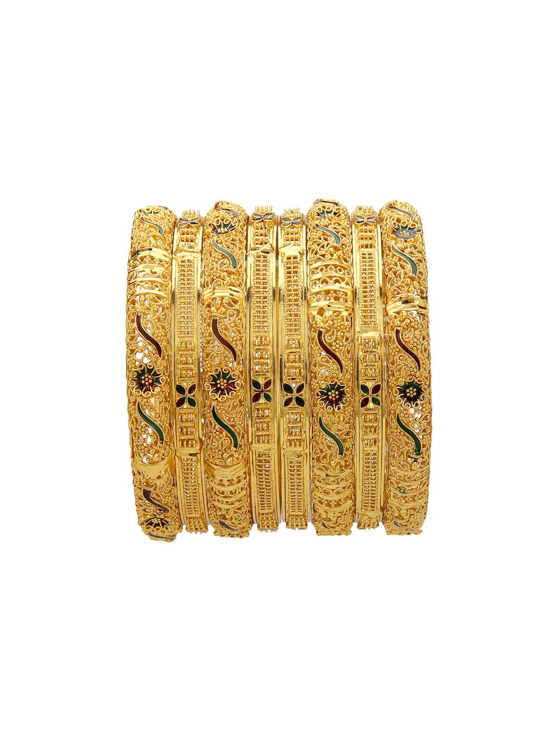 green gold tone bangles - 15390130 - Zoom Image - 4