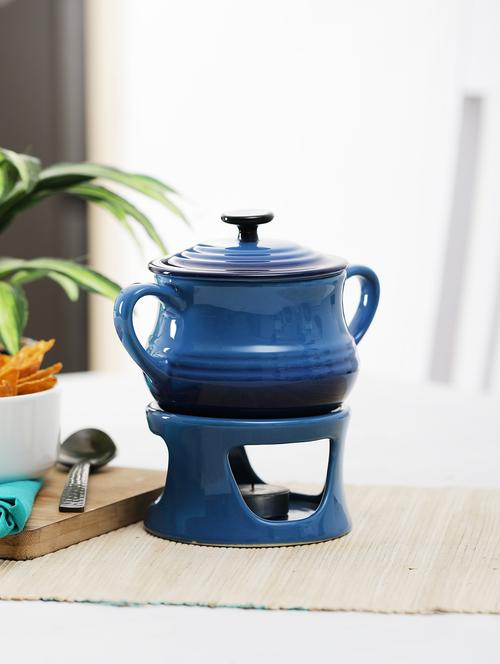 fondue set 500ml blue - 15391674 - Very Small Image - 1