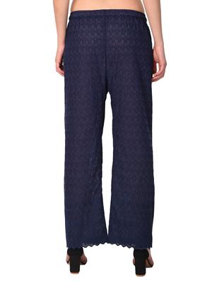 set of 2 chikankari straight palazzo - 15395528 - Standard Image - 7