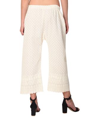 set of 2 chikankari straight palazzo - 15395529 - Standard Image - 7