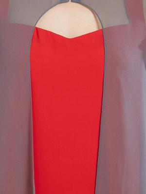 layered cold shoulder kurta - 15395644 - Standard Image - 4