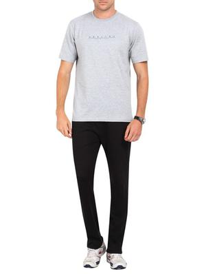 black cotton full length track pant - 15398199 - Standard Image - 4