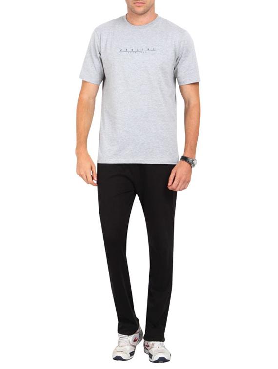 black cotton full length track pant - 15398199 - Zoom Image - 4