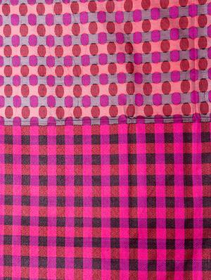 polka dots jacquard woven saree with blouse - 15398256 - Standard Image - 4