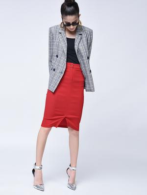 high waist pencil skirt - 15399048 - Standard Image - 4