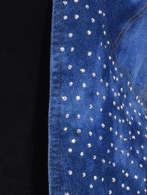 bow detail embellished jacket - 15399496 - Standard Image - 4