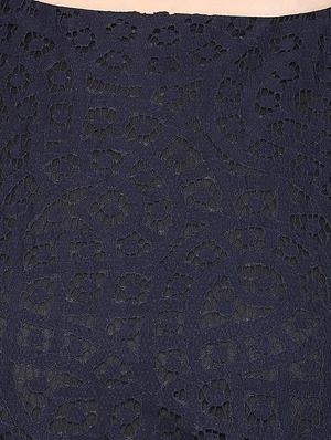lace draw string waist dress - 15400246 - Standard Image - 4