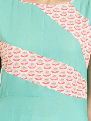 flared printed kurta - 15402315 - Standard Image - 4