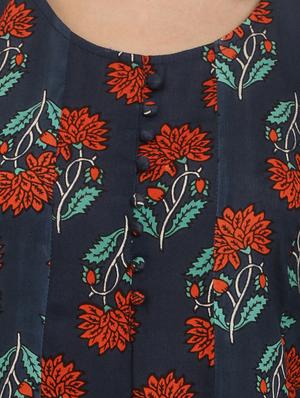 Flared printed kurta - 15402323 - Standard Image - 4