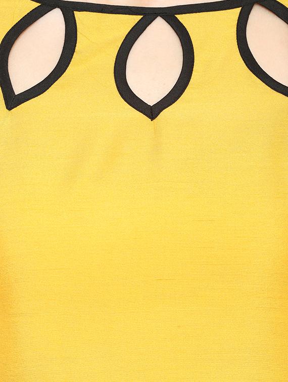 straight key hole kurta - 15406190 - Zoom Image - 4