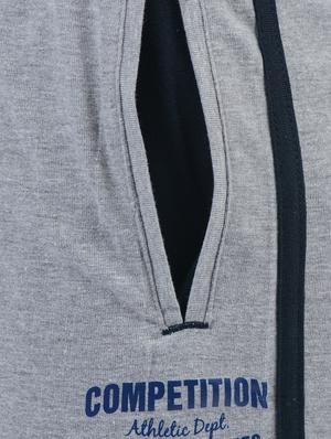 grey cotton full length track pant - 15406482 - Standard Image - 4