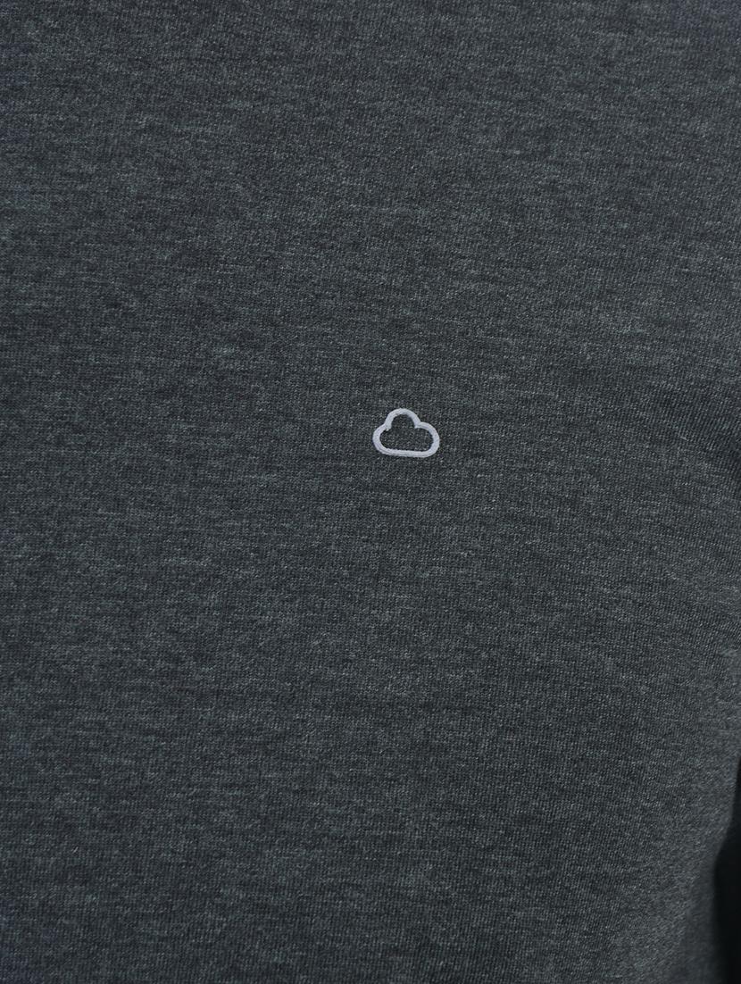 grey cotton blend t-shirt - 15406587 - Zoom Image - 4