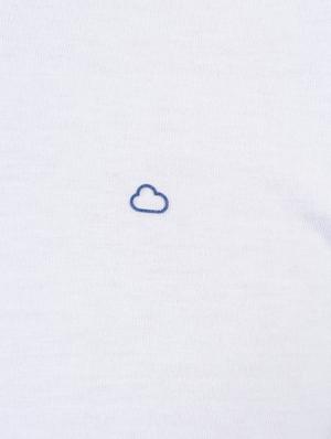 white cotton blend t-shirt - 15406590 - Standard Image - 4