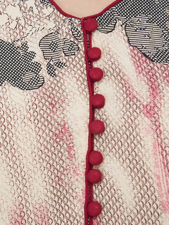 flared tassels kurta - 15410256 - Zoom Image - 4