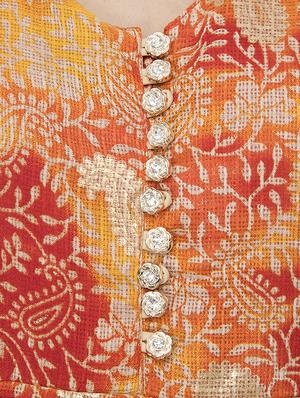 flared printed kurta - 15410258 - Standard Image - 4