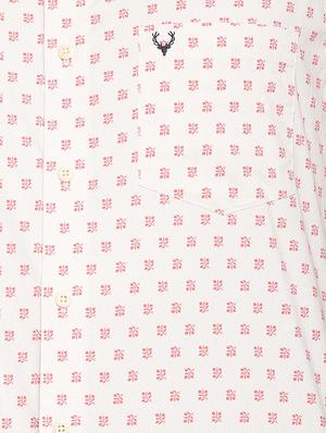 pink cotton blend casual shirt - 15410576 - Standard Image - 4
