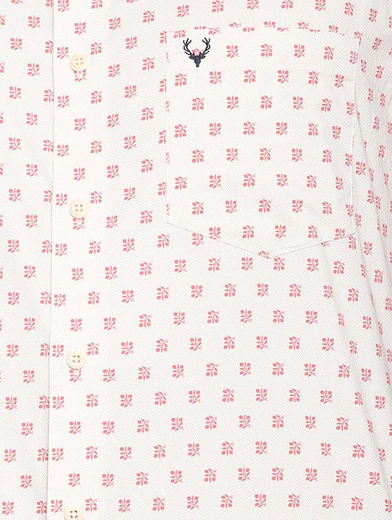 pink cotton blend casual shirt - 15410576 - Zoom Image - 4