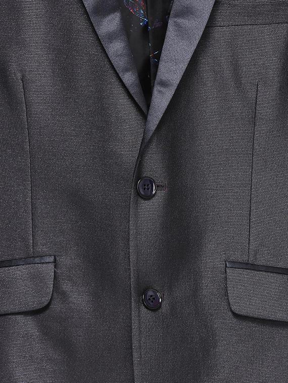 black polyester blend suit - 15410743 - Zoom Image - 4