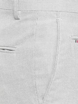 grey polyester blend flat front formal trouser - 15410841 - Standard Image - 4