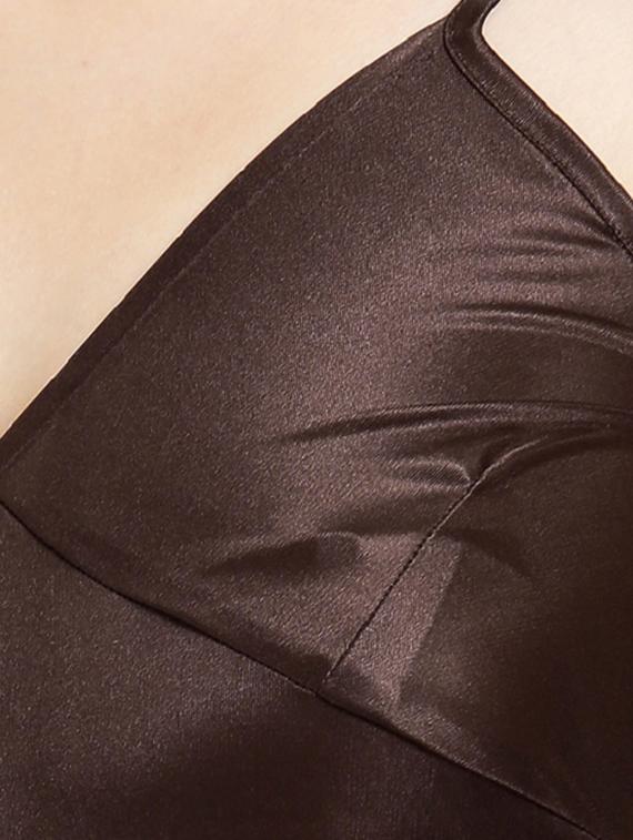 Sweetheart neck side slit nighty - 15411054 - Zoom Image - 4