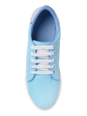 blue lace-up sneakers - 15411148 - Standard Image - 4
