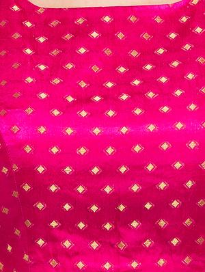 Zari jacquard blouse - 15411599 - Standard Image - 4