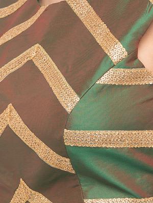 golden laced blouse - 15411605 - Standard Image - 4