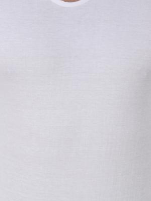 white cotton t-shirt - 15412174 - Standard Image - 4