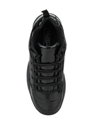 black lace-up sneakers - 15413151 - Standard Image - 4