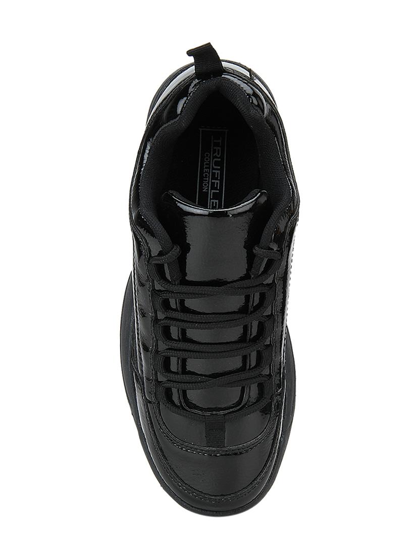 black lace-up sneakers - 15413151 - Zoom Image - 4