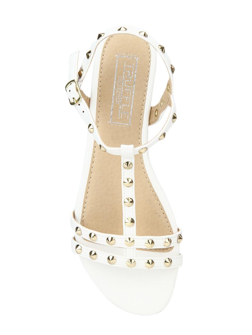white ankle strap sandals - 15413161 - Zoom Image - 4