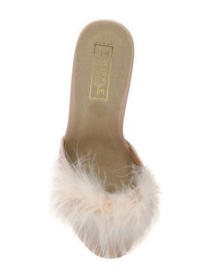 beige slip on sandals - 15413168 - Standard Image - 4